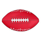 Ballon De Foot simple initial letter monogram add your name lett  (Devant)