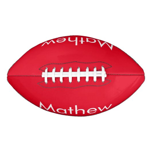 Ballon De Foot simple initial letter monogram add your name lett (Devant)