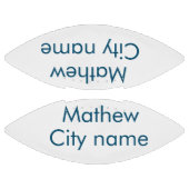 Ballon De Foot simple lettre initiale monogramme ajouter votre no (Panneaux)