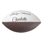 Ballon De Foot SIMPLE MINIMAL.CUTIE ADD NAME BABY baby shower Thr (Tourné à 90°)