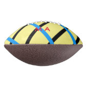 Ballon De Foot Simple monogramme ajouter votre nom lettre man min (Tourné à 90°)