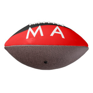 Ballon De Foot Simple monogramme ajouter votre nom lettre man min