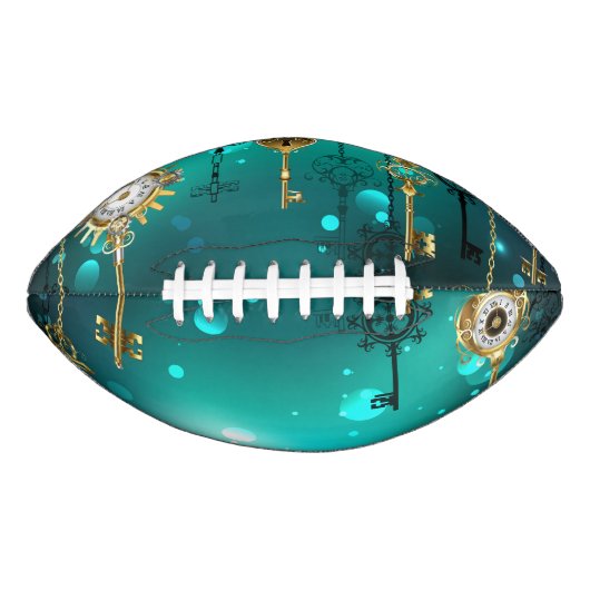 Ballon De Foot Skeleton Keys on Green Background (Devant)