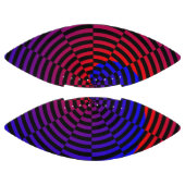 Ballon De Foot Spirale rouge et bleue (Panneaux)