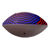 Ballon De Foot Spirale rouge et bleue (Tourné à 270°)