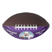 Ballon De Foot Sprint Custom Football Purple (Devant)