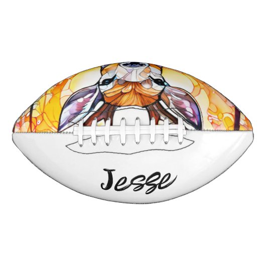 Ballon De Foot Stained Glass Deer (Devant)