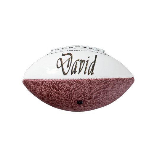 Ballon De Foot Starry Designed David Name, (Tourné à 270°)