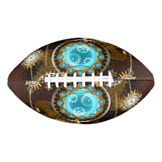 Ballon De Foot Steampunk Rusty Background (Devant)