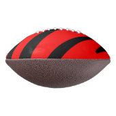 BALLON DE FOOT STRIPES ORANGE ET NOIR (Tourné à 90°)