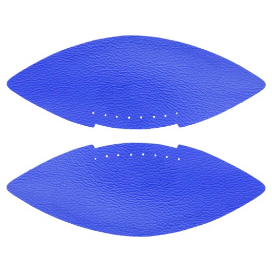 Ballon De Foot structure en cuir, bleu (Panneaux)