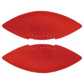 Ballon De Foot structure en cuir, rouge (Panneaux)