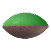Ballon De Foot structure en cuir, vert (Tourné à 90°)