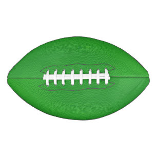 Ballon De Foot structure en cuir, vert