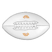 Ballon De Foot Style Décoratif, Orange Mouillé, Rouge Cornell (Devant)