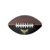 Ballon De Foot Symbole caducee polygonal or (Devant)