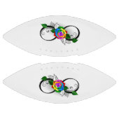 Ballon De Foot Symbole d'infini avec Rose arc-en-ciel (Panneaux)