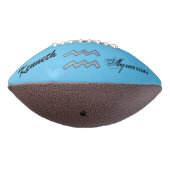 Ballon De Foot Symbole Zodiaque Aquarius Élément par K Yoncich (Tourné à 270°)