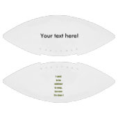 Ballon De Foot Texte drôle de savon (Panneaux)