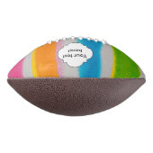 Ballon De Foot Texture de rayures d'aquarelles (Tourné à 90°)