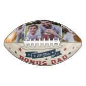 Ballon De Foot Toutes les étoiles Bonus Papa Photo personnalisée (Devant)