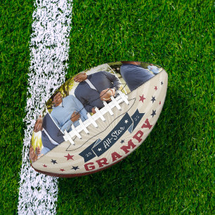 Ballon De Foot Toutes les étoiles Grampy Photo de grand-père pe
