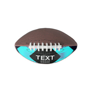 Ballon De Foot Trippy Florescent Turquoise Zebra Abstract