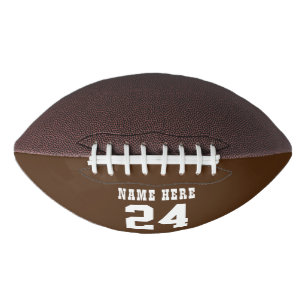 BALLON DE FOOT TYPOGRAPHIE DE NOM DE NUMÉRO PERSONNALISÉE
