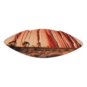 Ballon De Foot Uluru "Ayers Rock" Australia Oil Paint,