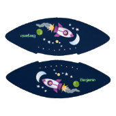 Ballon De Foot Un adorable vaisseau-fusée dans l'espace dessin an (Panneaux)