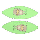 Ballon De Foot Un joli hamster souriant avec un dessin animé d'ar (Panneaux)