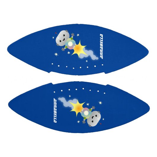 Ballon De Foot Un mignon robot volant dans l'espace dessin animé (Panneaux)