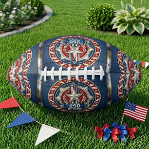 Ballon De Foot USA 250 ans anniversaire American Stars & Stripes