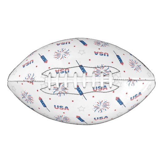 Ballon De Foot USA Firecrackers et Fireworks (Devant)