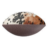 Ballon De Foot Vachette animale à la crème Brown occidentale (Tourné à 90°)
