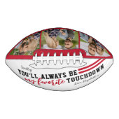 Ballon De Foot Valentines Toujours Être Mon Touchdown Préféré (Devant)