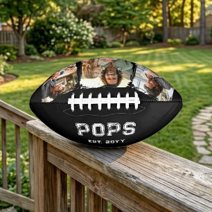 Ballon De Foot Varsity Pops 3 Photo Grand-père Surnom Année de cr