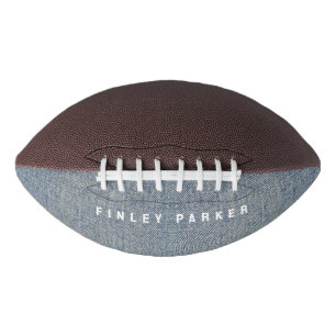 Ballon De Foot Vintage Denim Blue Jeans Look