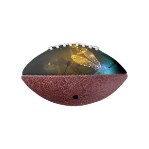 Ballon De Foot Vol de libellule verte lumineuse