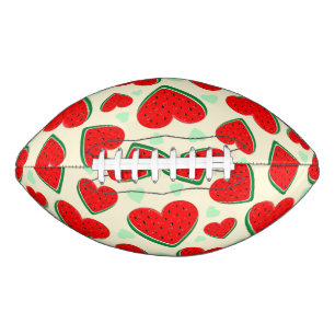 Ballon De Foot Watermelon Heart Valentine's Day Free Palestine