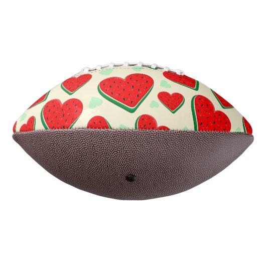 Ballon De Foot Watermelon Heart Valentine's Day Free Palestine (Tourné à 270°)