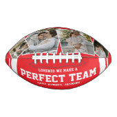 Ballon De Foot “We Make a Perfect Team” 4 Photo (Devant)