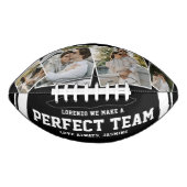 Ballon De Foot “We Make a Perfect Team” 4 Photo (Devant)