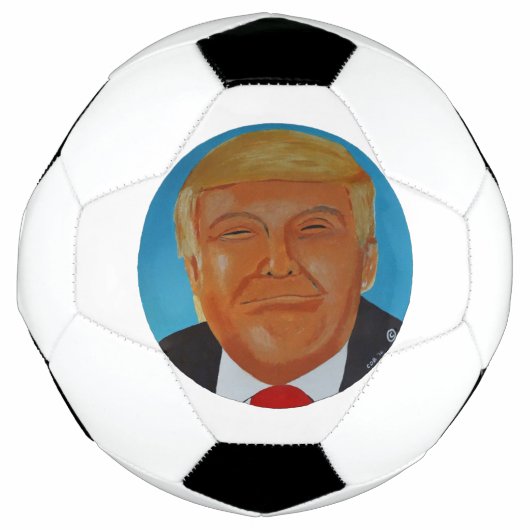 Ballon de football Donald Trump (Devant)