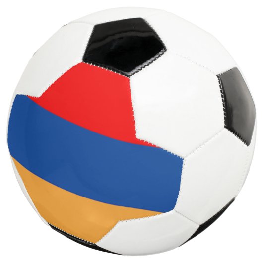 Ballon de football du drapeau arménien (3/4)