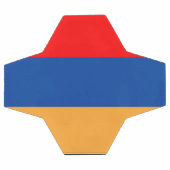 Ballon de football du drapeau arménien (Plat)