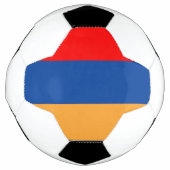 Ballon de football du drapeau arménien (Devant)