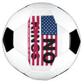 Ballon de football "Pas de rois" (Tourné)