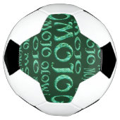 Ballon de football vert Mojo (Tourné)
