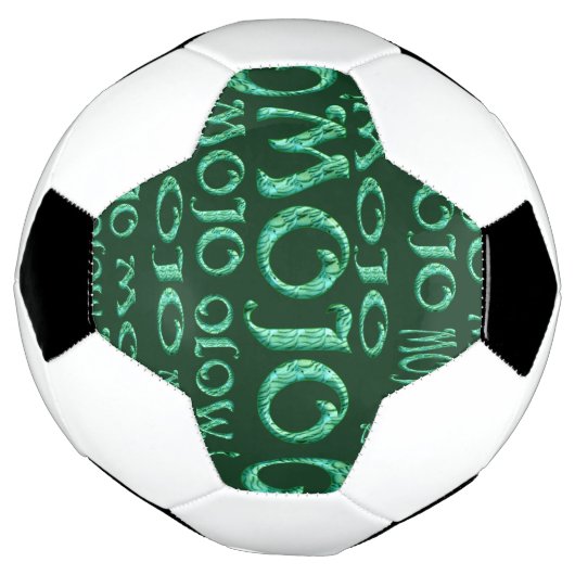 Ballon de football vert Mojo (Tourné)